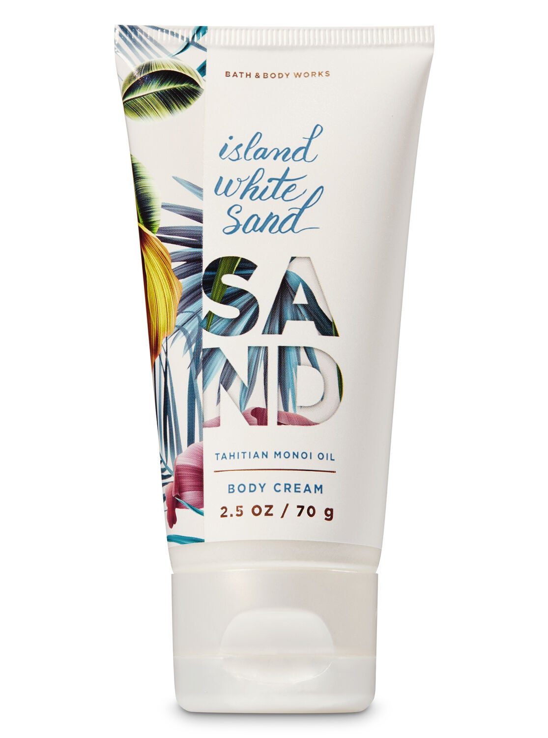 Signature Collection Island White Sand Travel Size Body Cream - Bath And Body Works