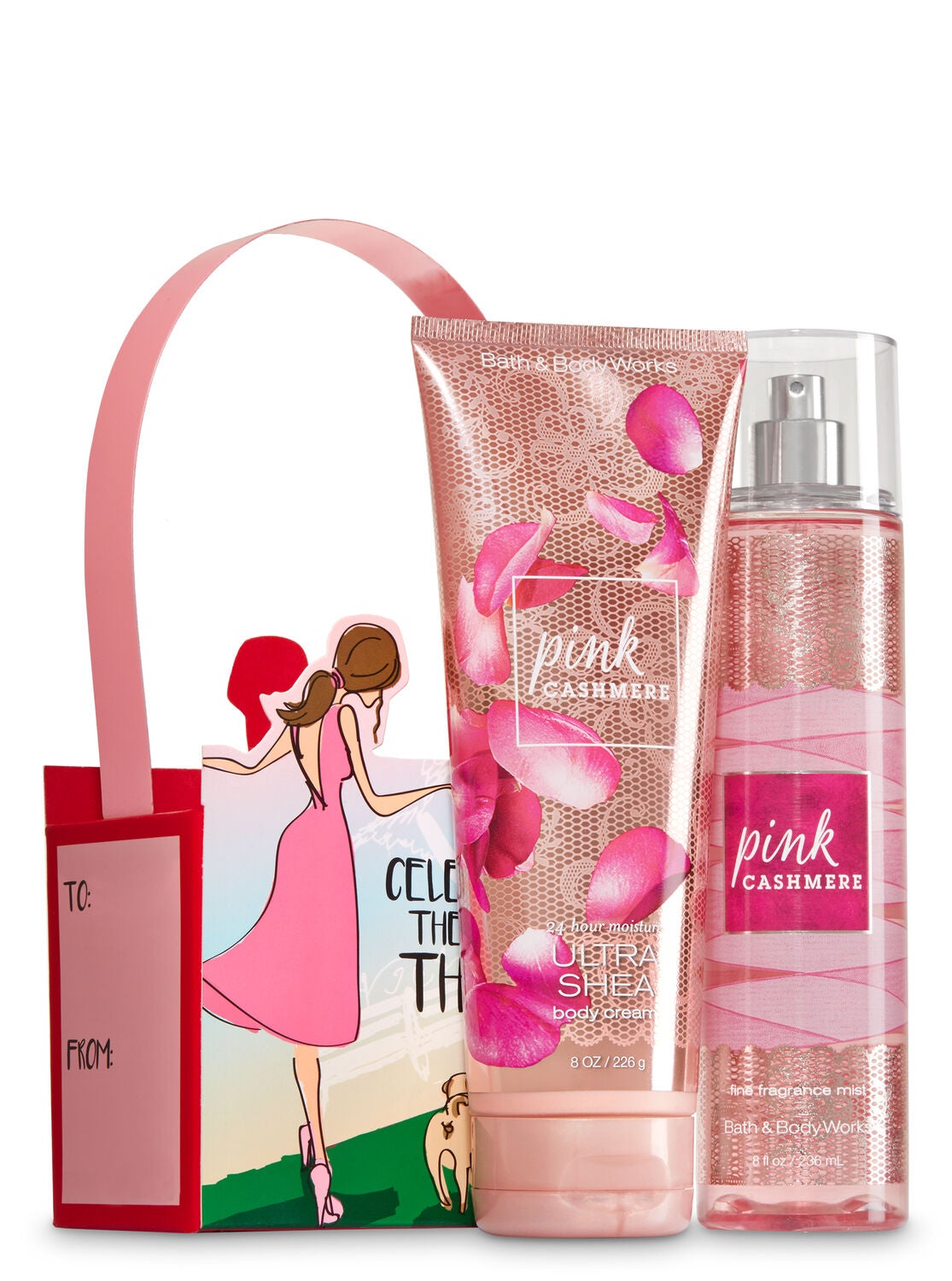 pink cashmere soft scented gift set bath body works pink chiffon bath and body works set