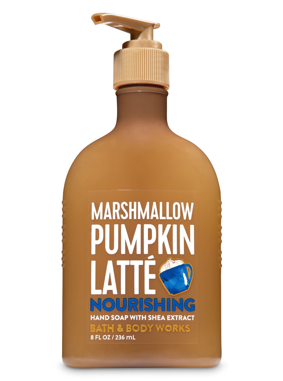 Marshmallow Pumpkin Latte Hand Soap with Shea Extract - Bath And Body Works