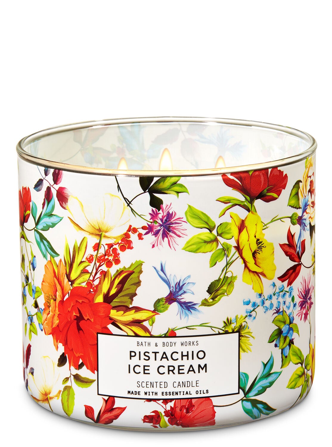 Pistachio Ice Cream 3-Wick Candle - Bath And Body Works