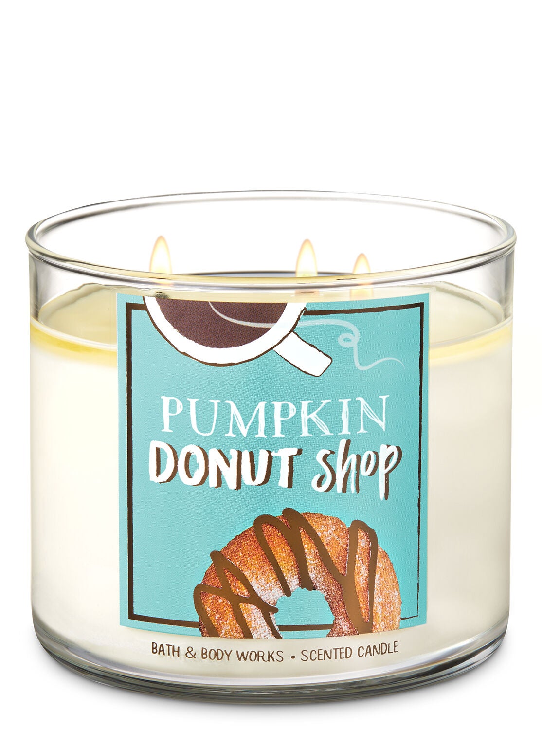 Pumpkin Donut Shop 3-Wick Candle - Bath And Body Works