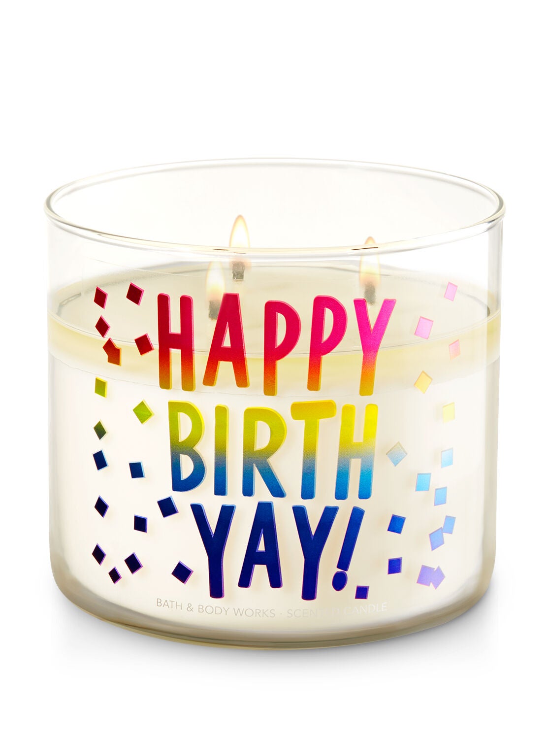 Happy Birth-Yay - Midnight Blue Citrus 3-Wick Candle - Bath And Body Works