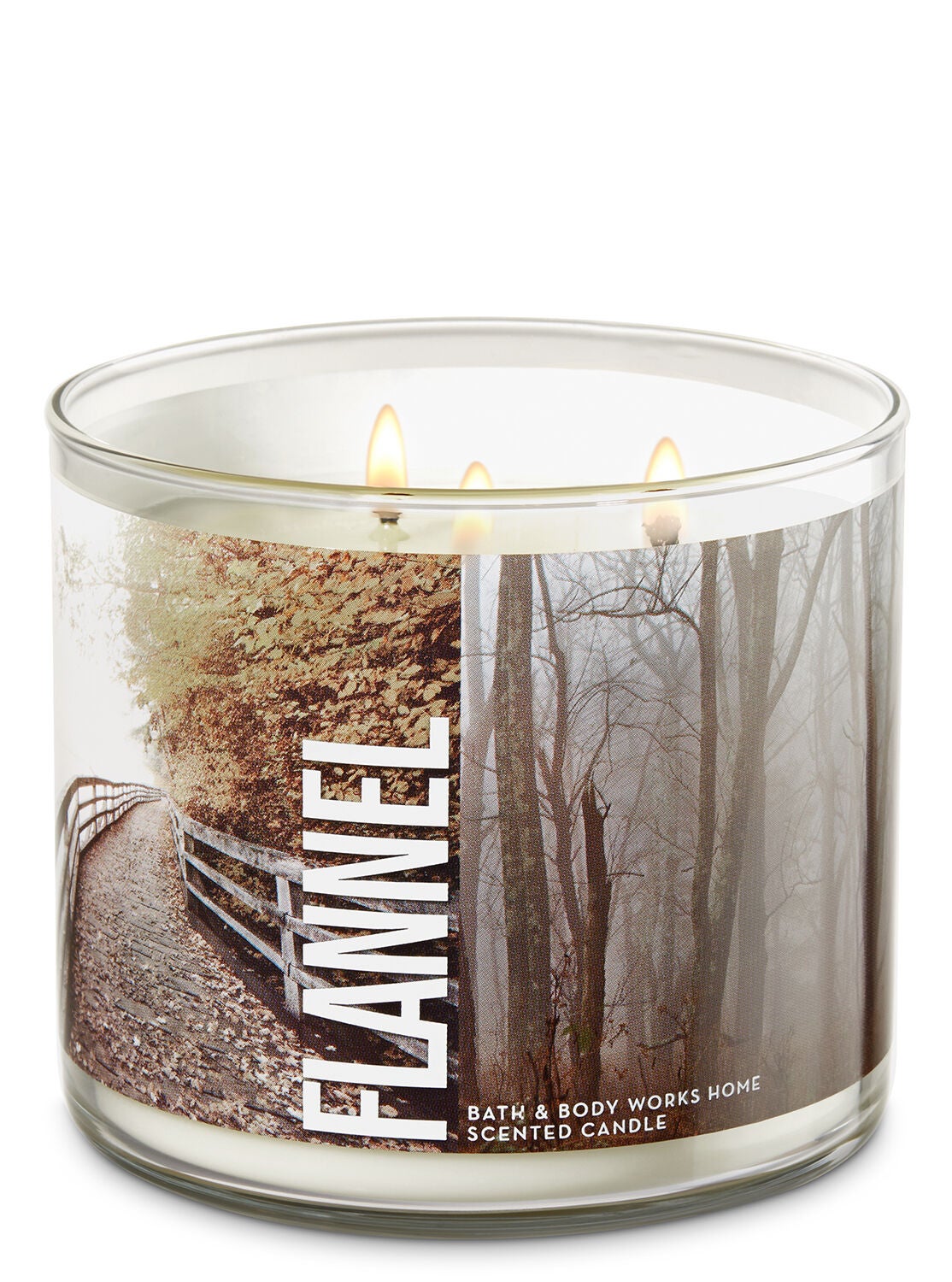 Flannel 3-Wick Candle - Bath And Body Works