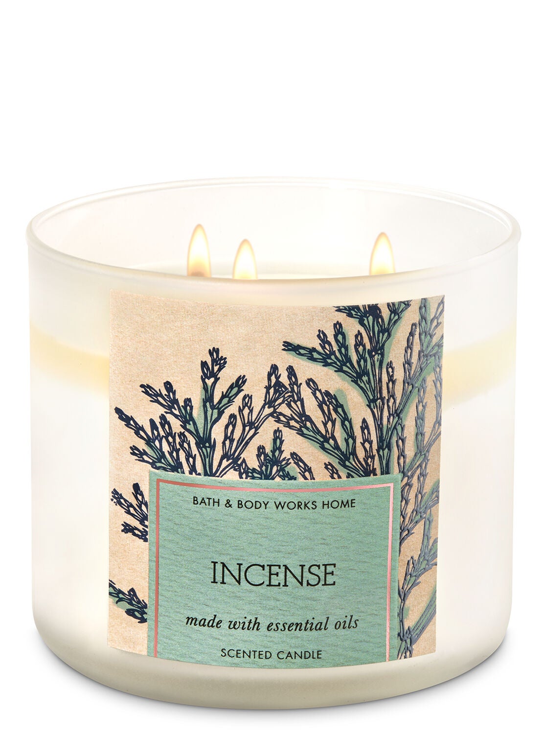 Incense 3-Wick Candle - Bath And Body Works