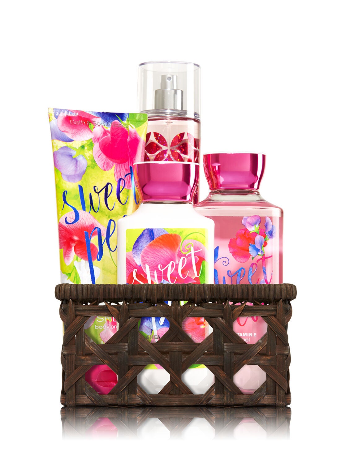 Sweet Pea Basket of Favorites Gift Kit - Bath And Body Works