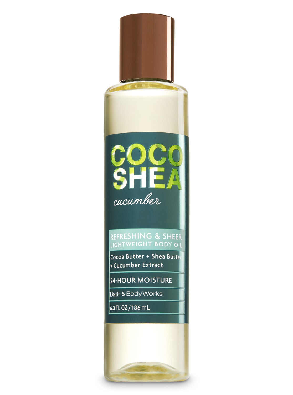 Signature Collection CocoShea Cucumber Lightweight Body Oil - Bath And Body Works