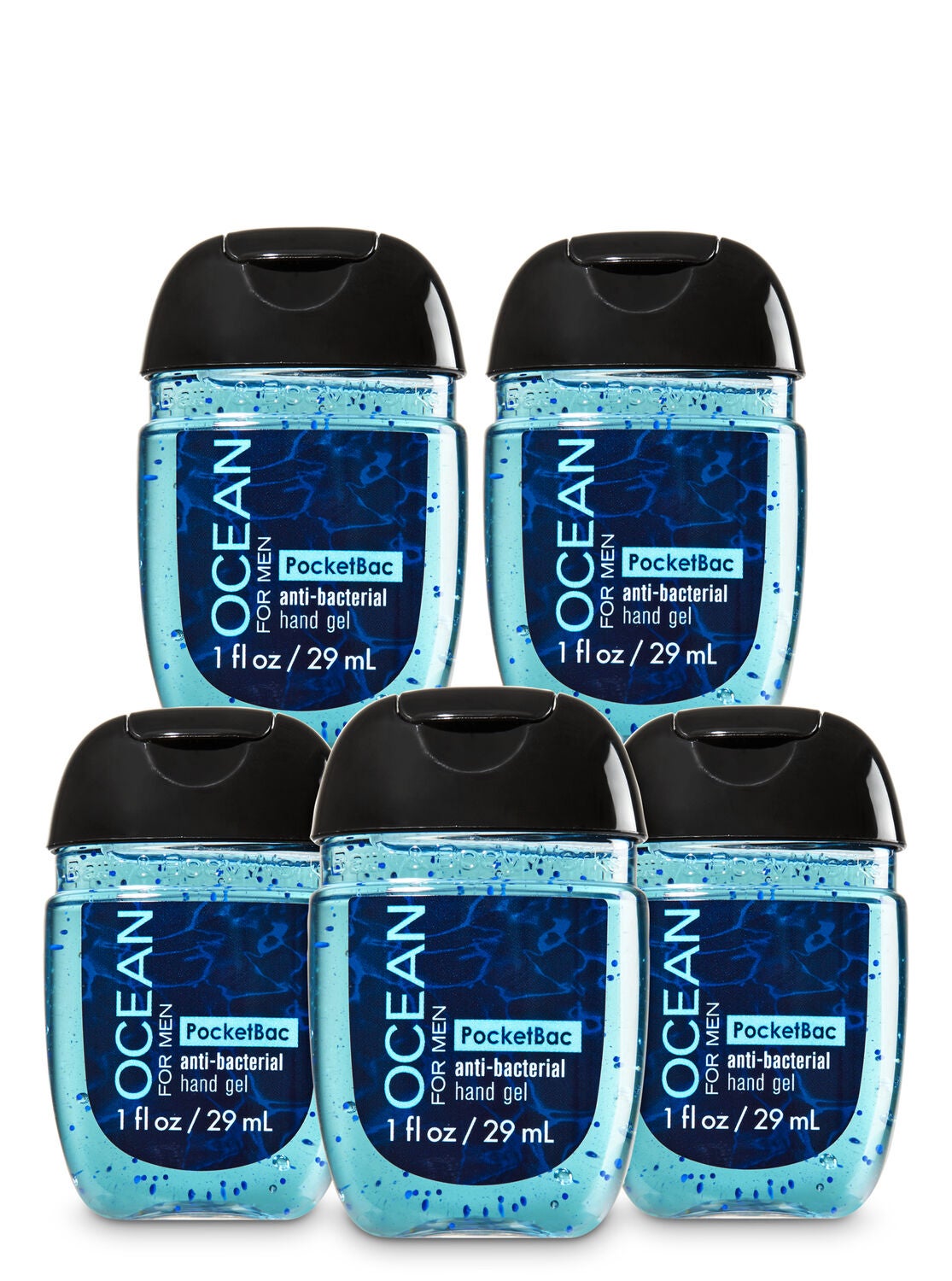 Ocean For Men 5-Pack PocketBac Sanitizers - Bath And Body Works
