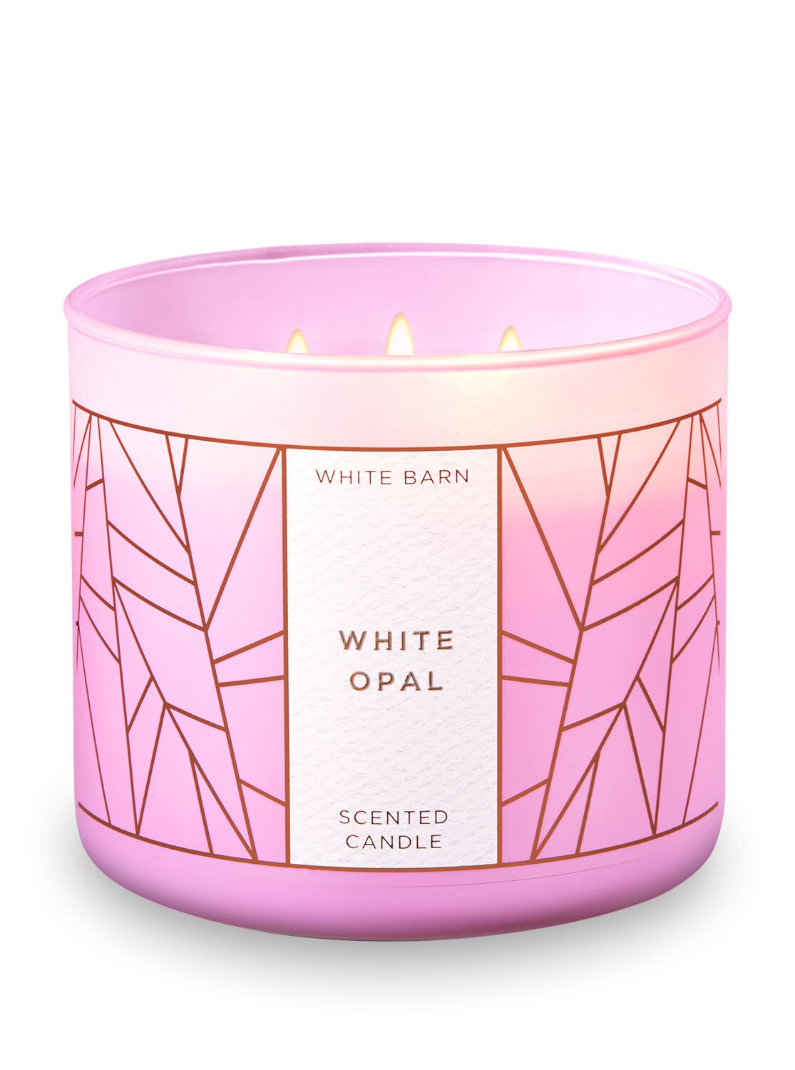White Opal 3-Wick Candle - Bath And Body Works