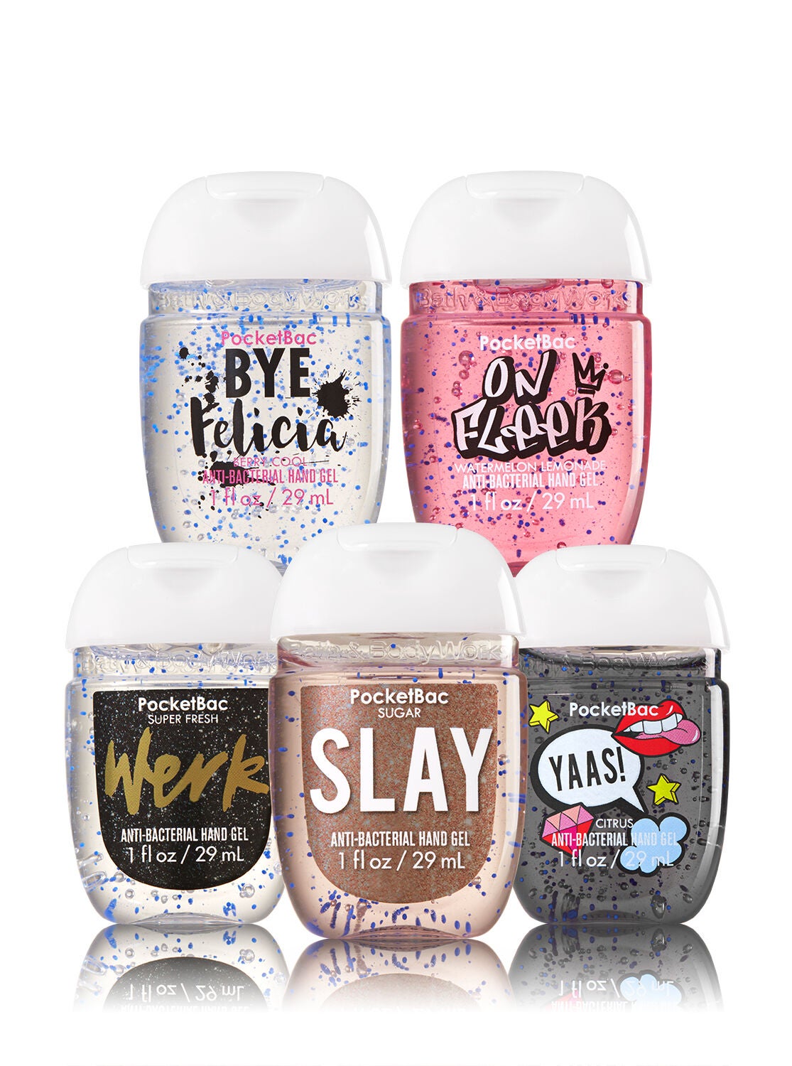 Edgy 5-Pack PocketBac Sanitizers - Bath And Body Works