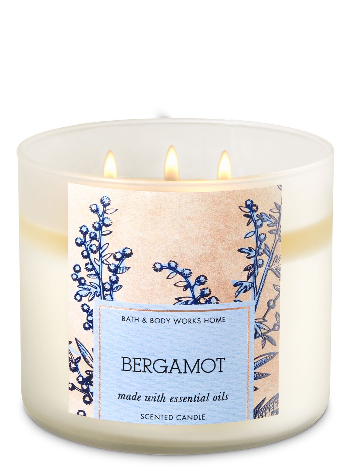 Bergamot 3-Wick Candle - Bath And Body Works