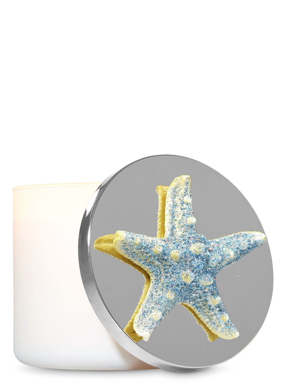 Sparkly Blue Starfish 3-Wick Candle Magnet - Bath And Body Works