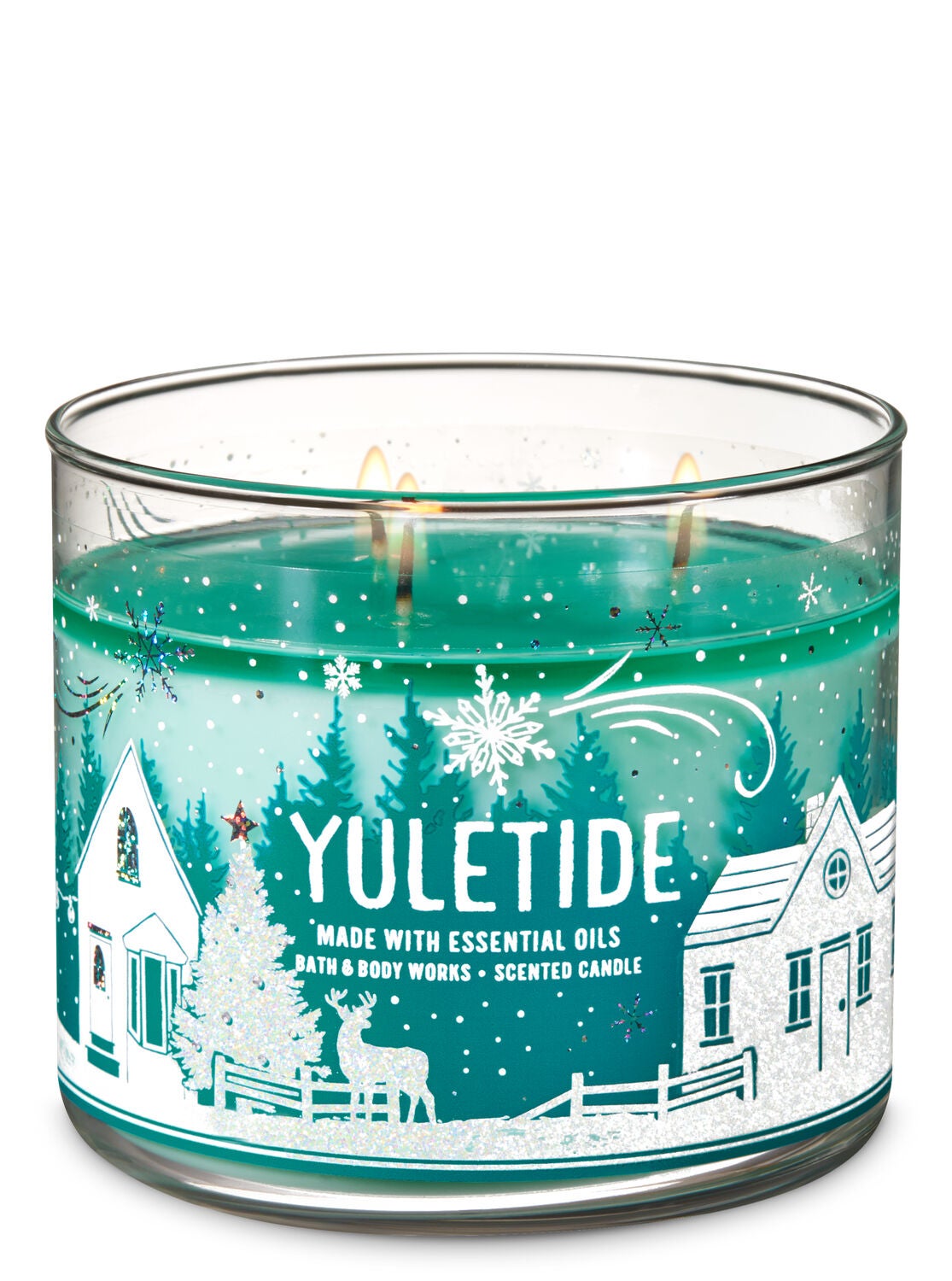 Yuletide 3-Wick Candle - Bath And Body Works