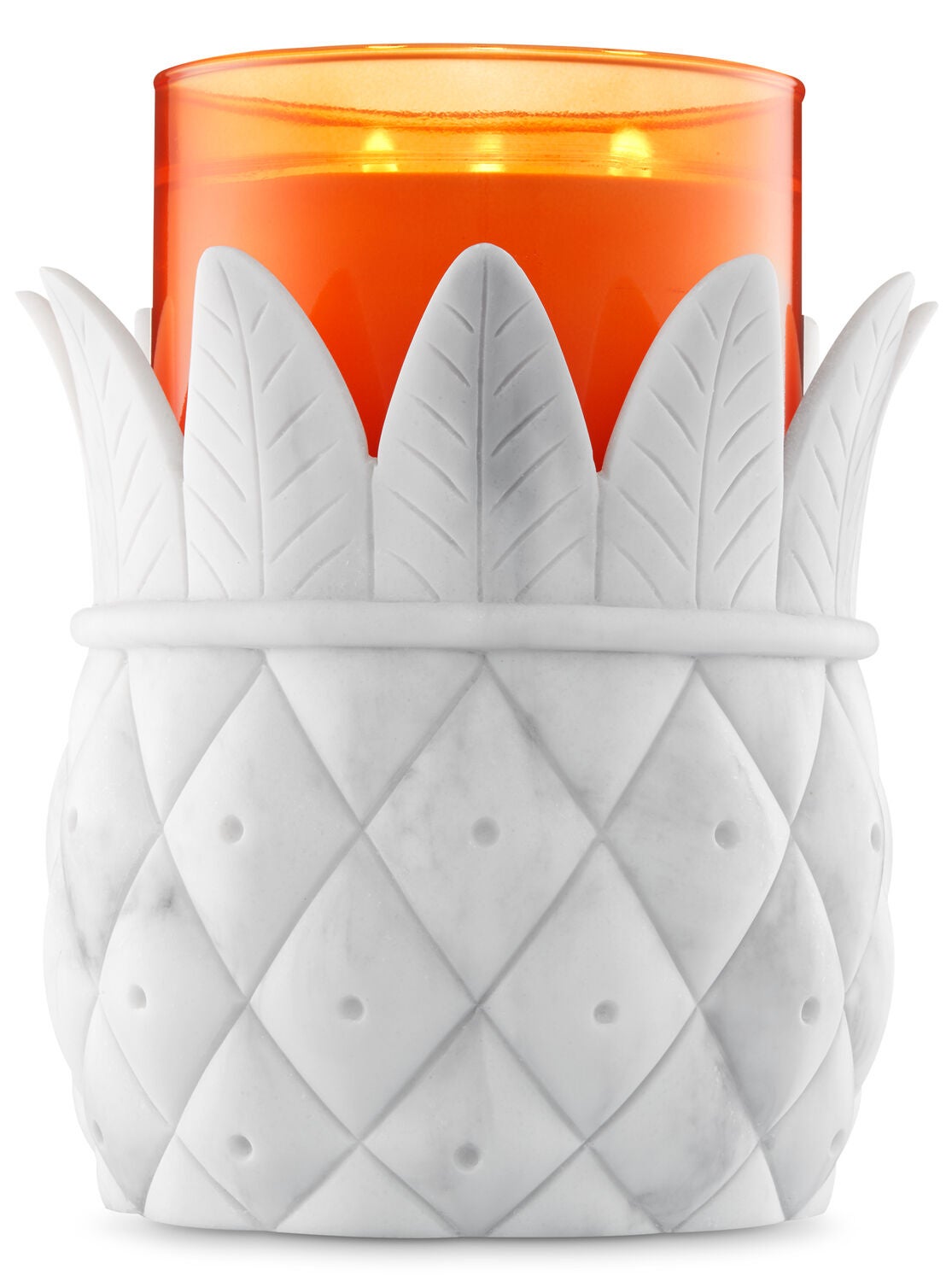 pineapple pedestal 3 wick candle holder bath body works bath and body works candle holders