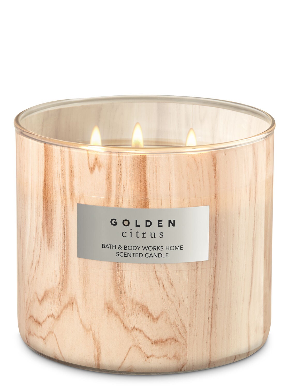 Golden Citrus 3-Wick Candle - Bath And Body Works