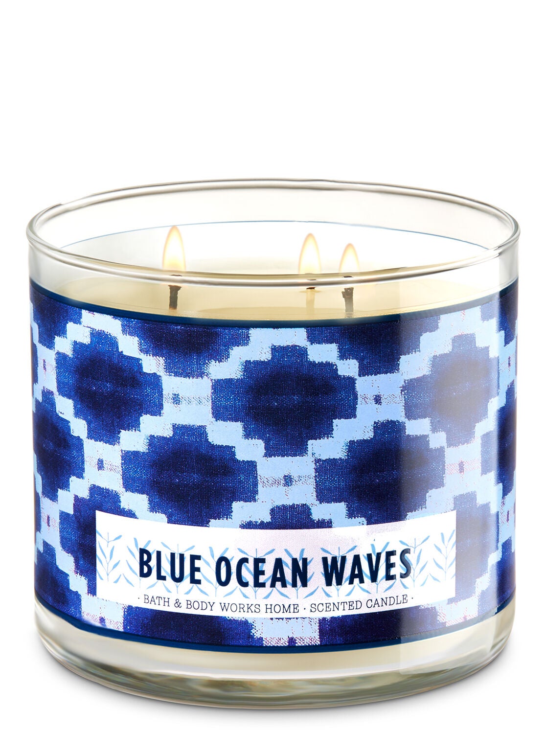 Blue Ocean Waves 3-Wick Candle - Bath And Body Works