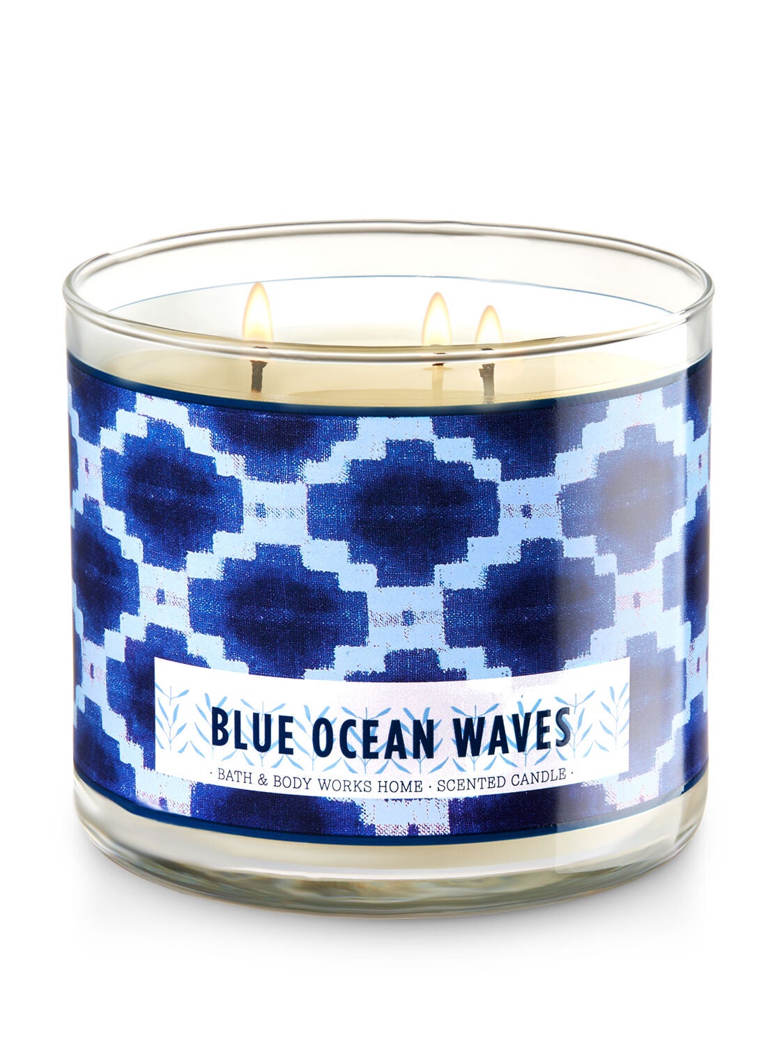 Blue Ocean Waves 3-Wick Candle - Bath And Body Works