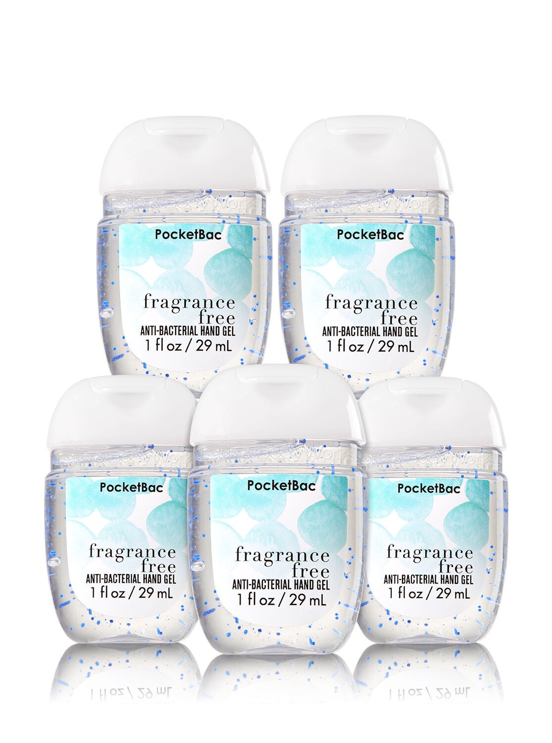 Fragrance Free 5-Pack PocketBac Sanitizers - Bath And Body Works
