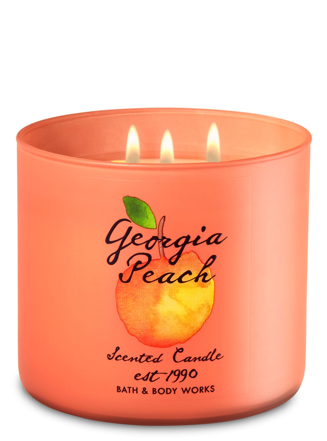 Georgia Peach 3-Wick Candle - Bath And Body Works
