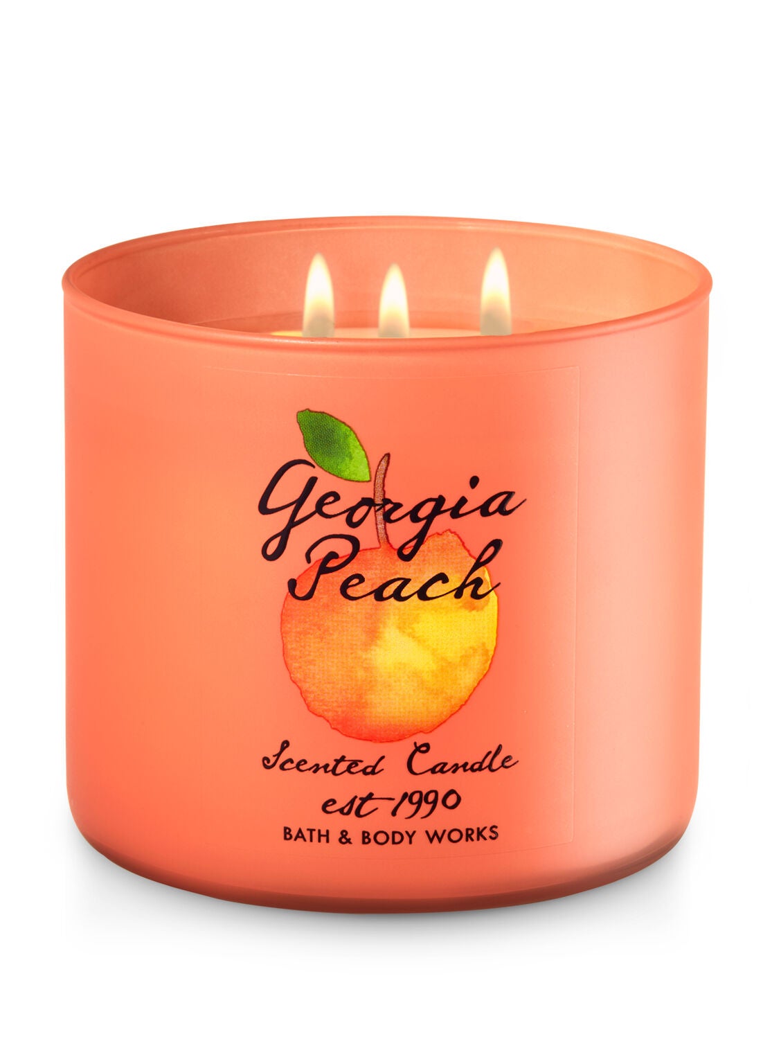 Georgia Peach 3-Wick Candle - Bath And Body Works