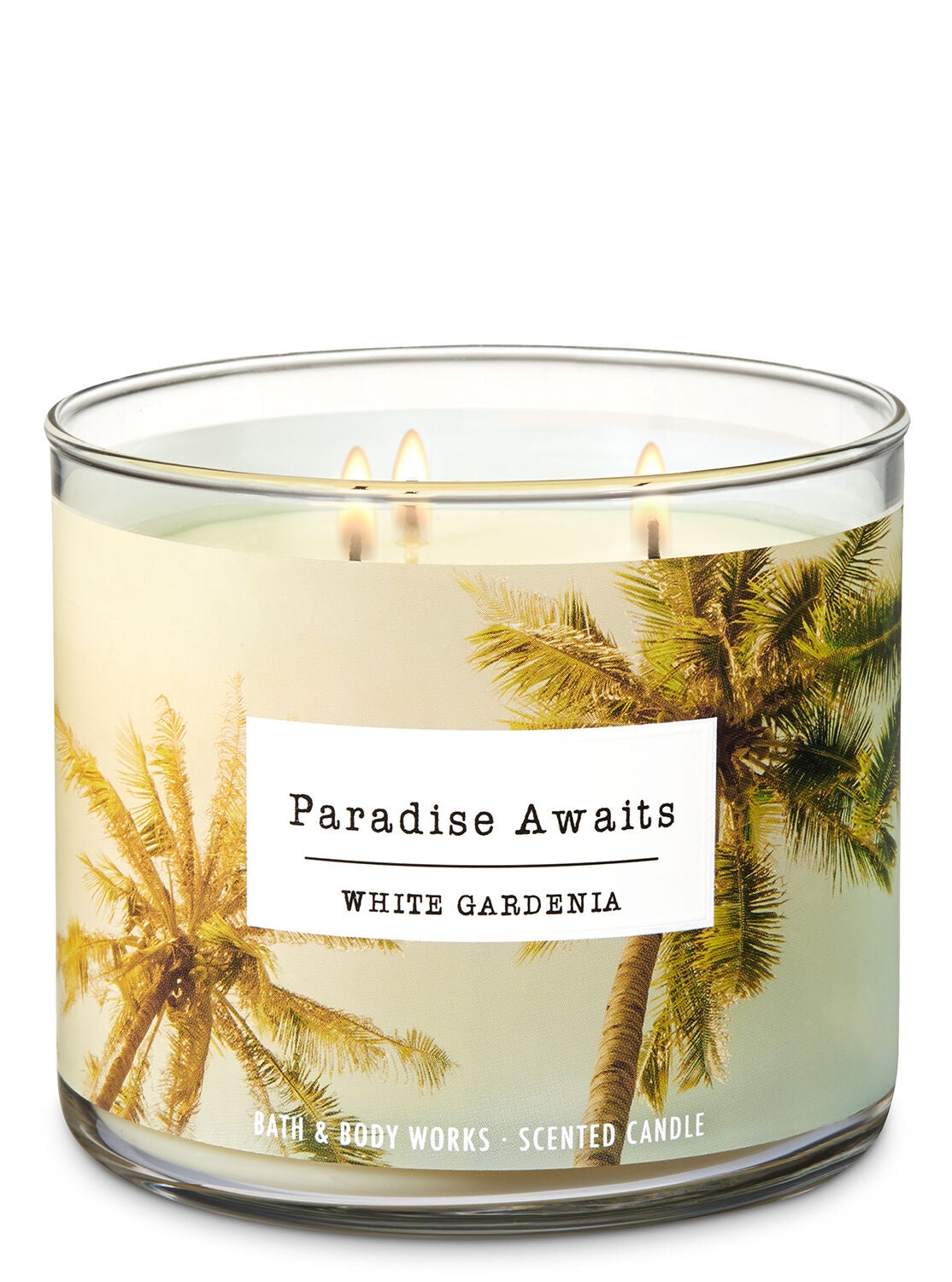 White Gardenia 3-Wick Candle - Bath And Body Works