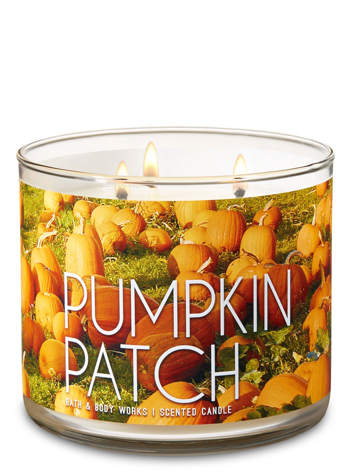 Pumpkin Patch 3-Wick Candle - Bath And Body Works