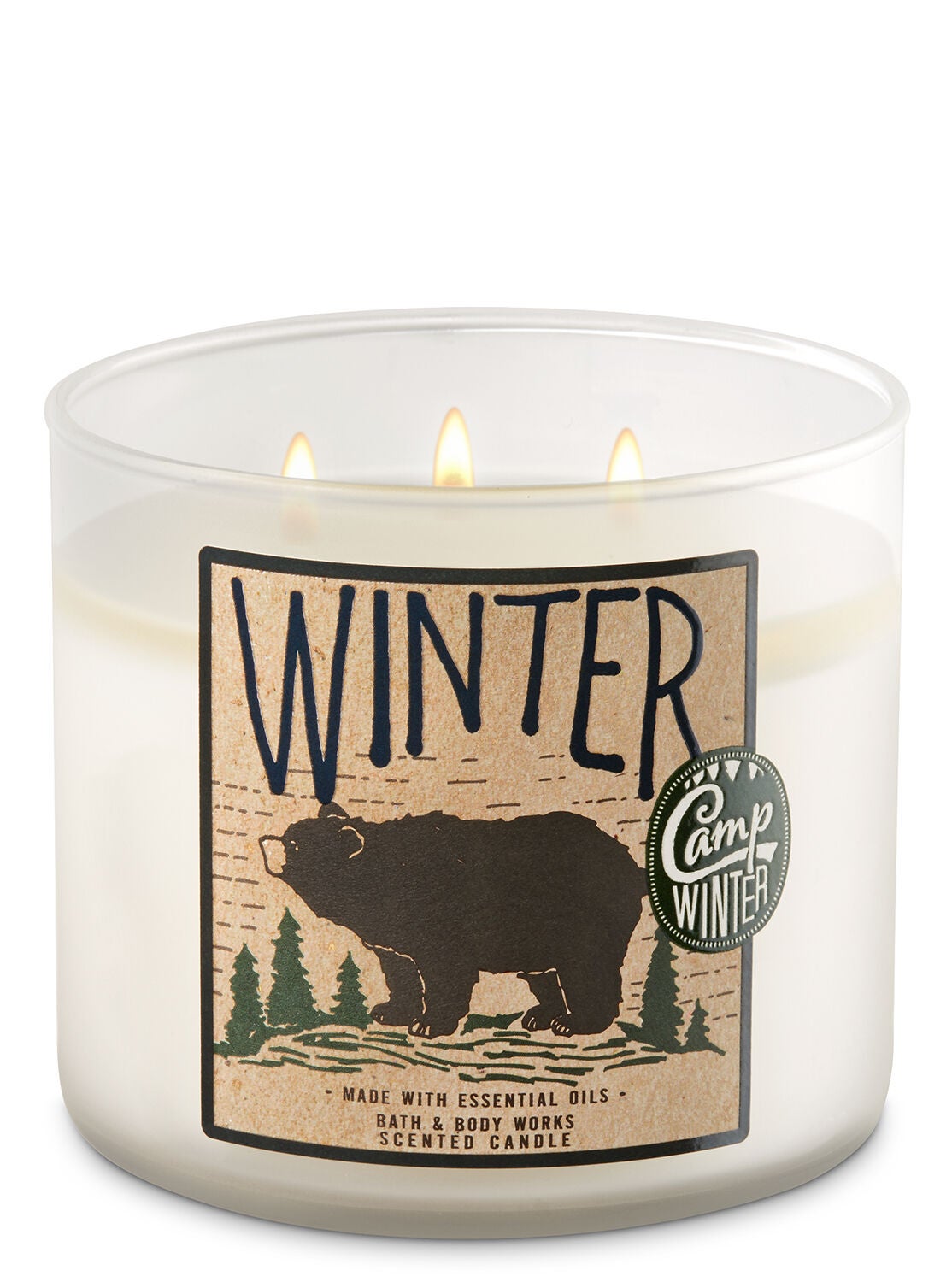 Winter 3-Wick Candle - Bath And Body Works