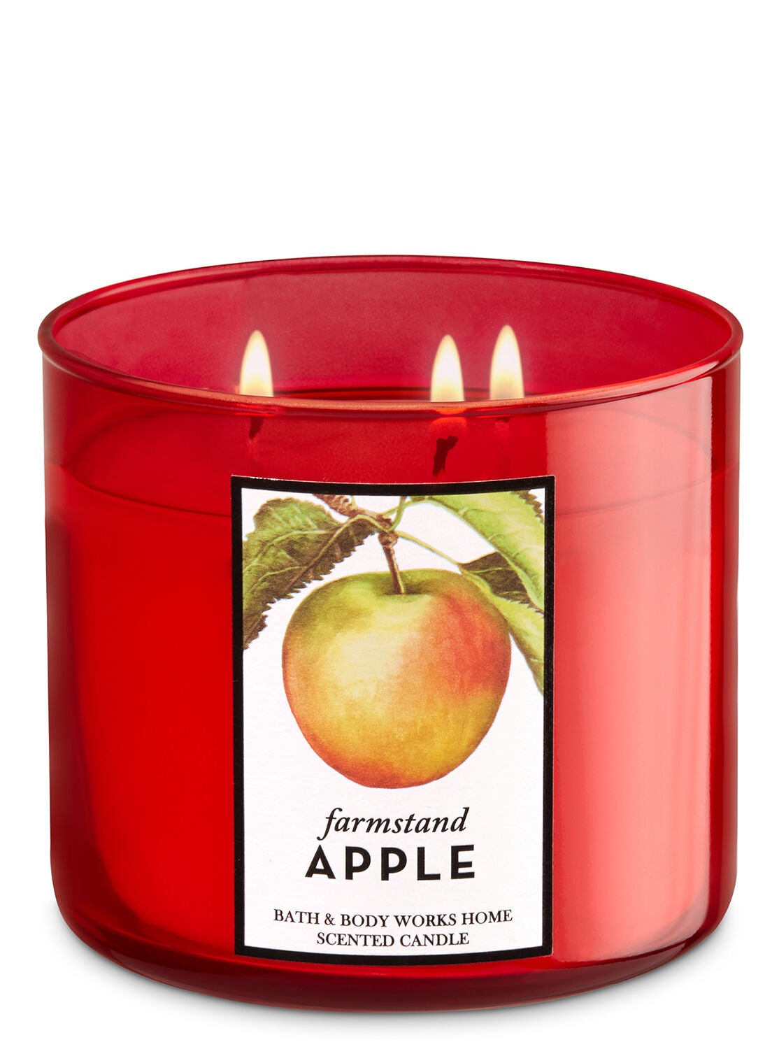 Farmstand Apple 3-Wick Candle - Bath And Body Works
