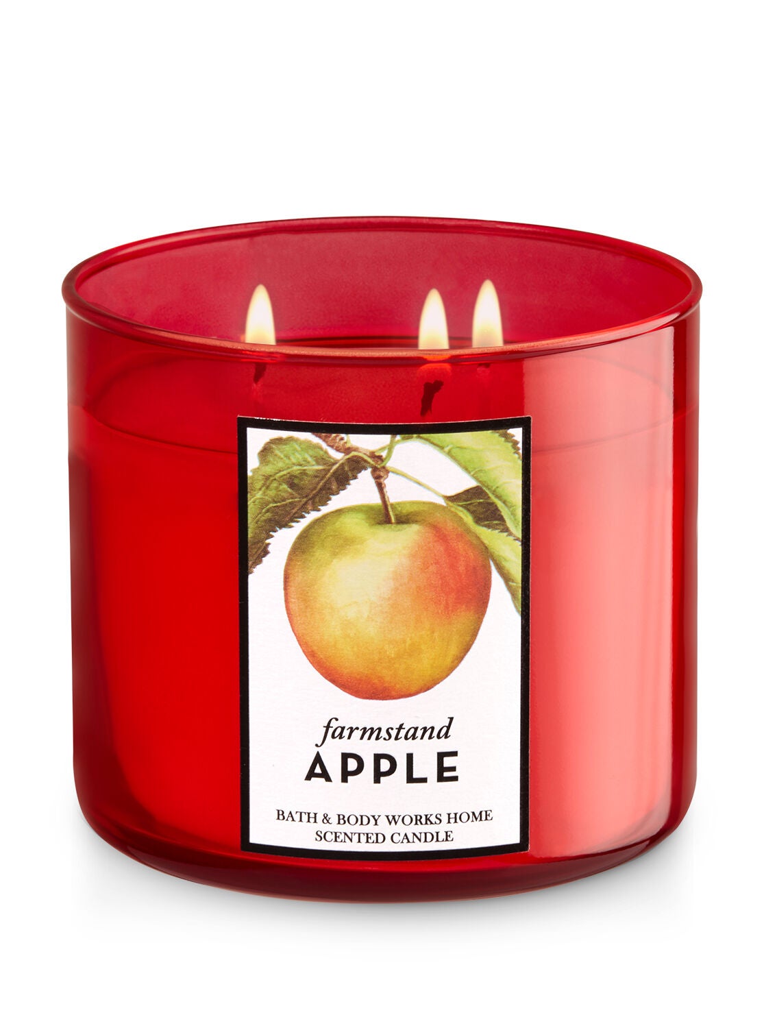 Farmstand Apple 3-Wick Candle - Bath And Body Works
