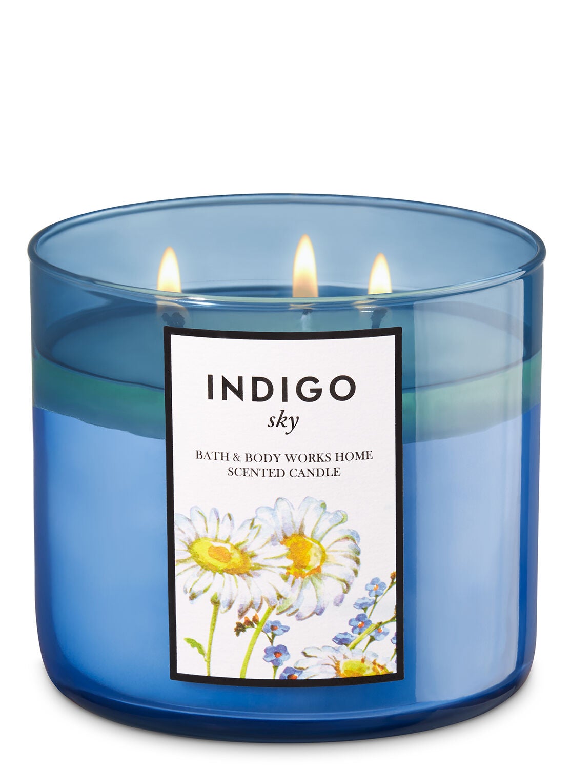 Indigo Sky 3-Wick Candle - Bath And Body Works