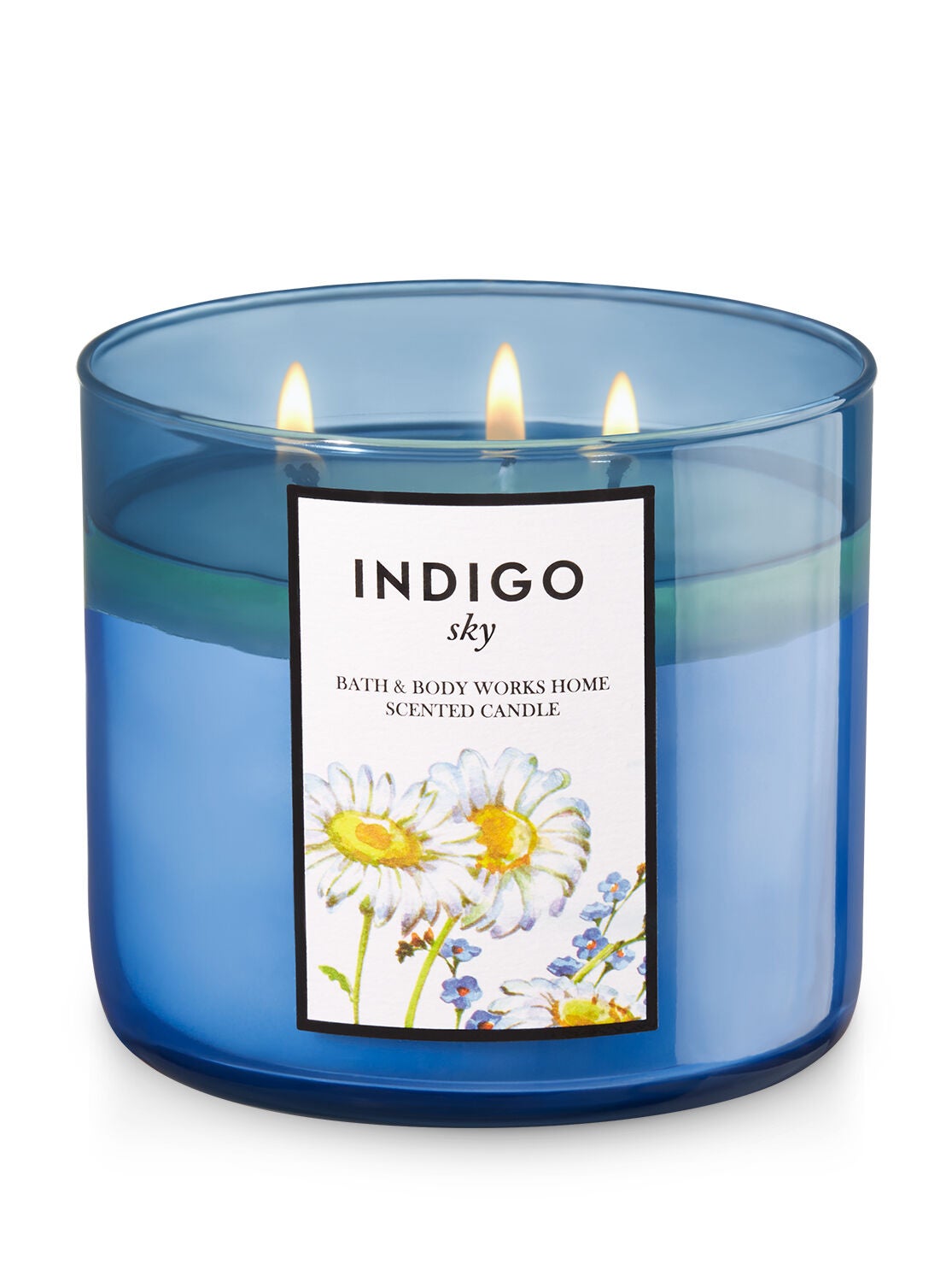 Indigo Sky 3-Wick Candle - Bath And Body Works