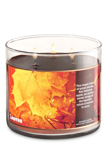 Leaves 3-Wick Candle - Bath And Body Works