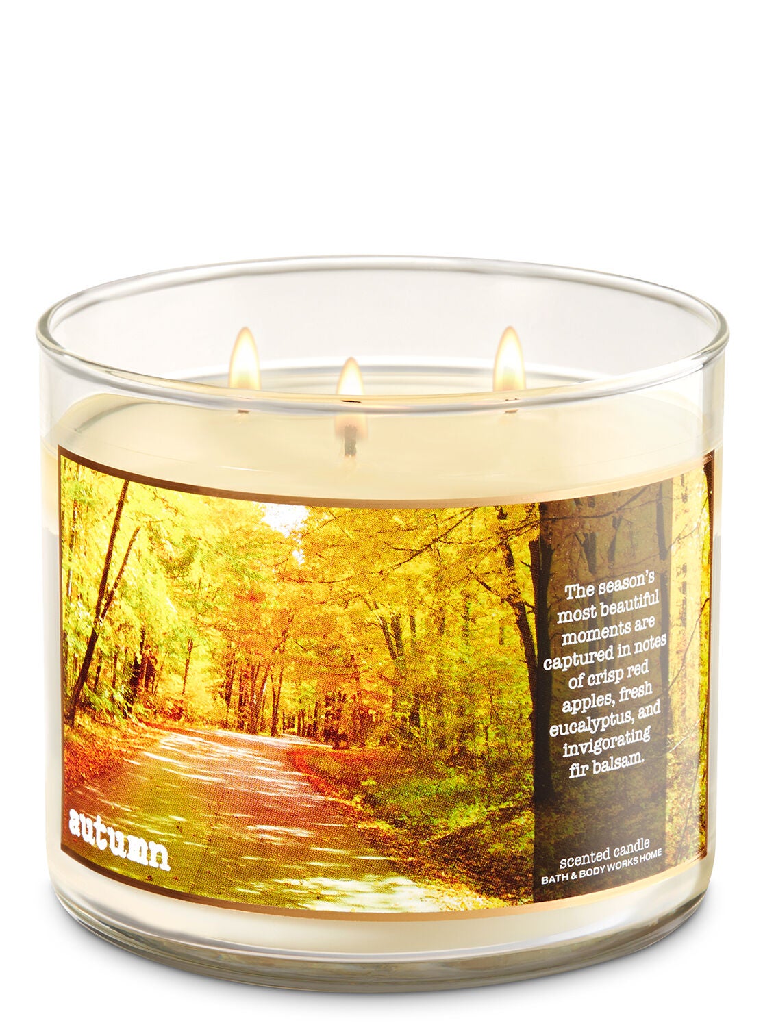 Autumn 3-Wick Candle - Bath And Body Works