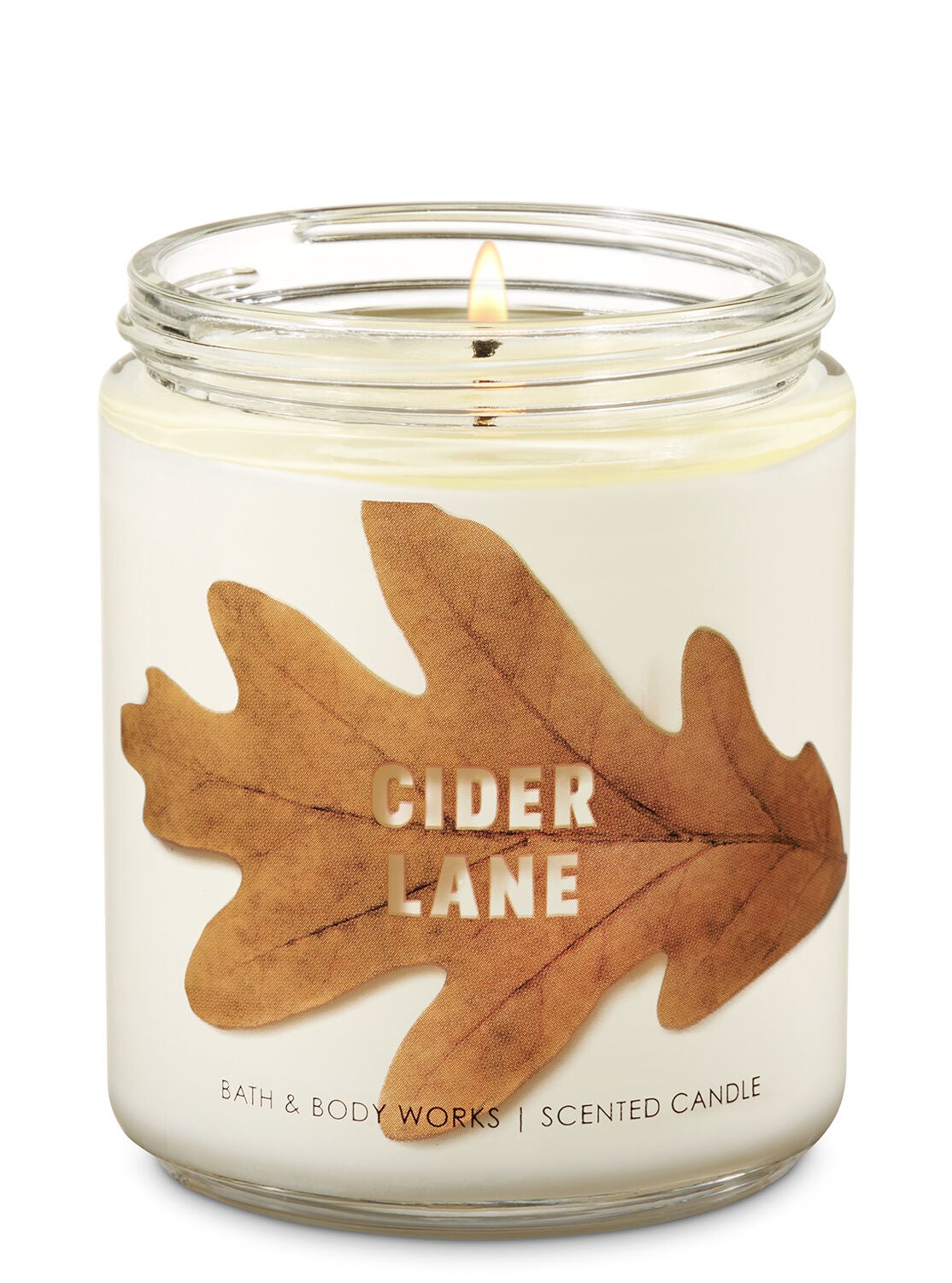 Cider Lane Single Wick Candle - Bath And Body Works