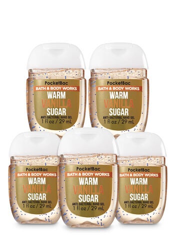 Warm Vanilla Sugar 5-Pack PocketBac Hand Sanitizers | Bath & Body Works