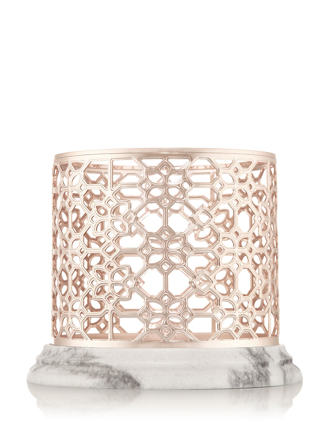 rose gold marble 3 wick candle holder bath body works bath and body works candle holders