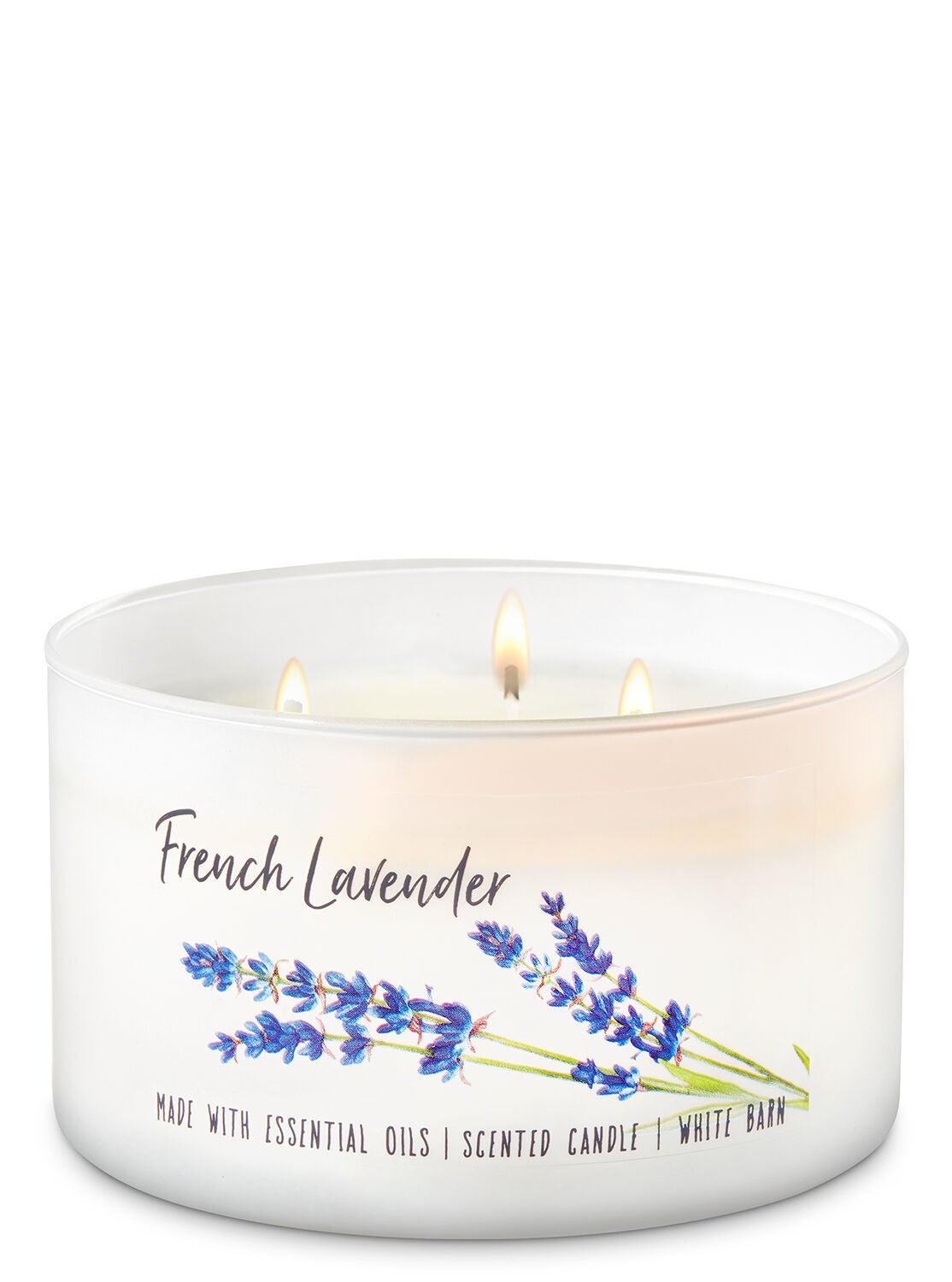 French Lavender 3-Wick Candle - Bath And Body Works