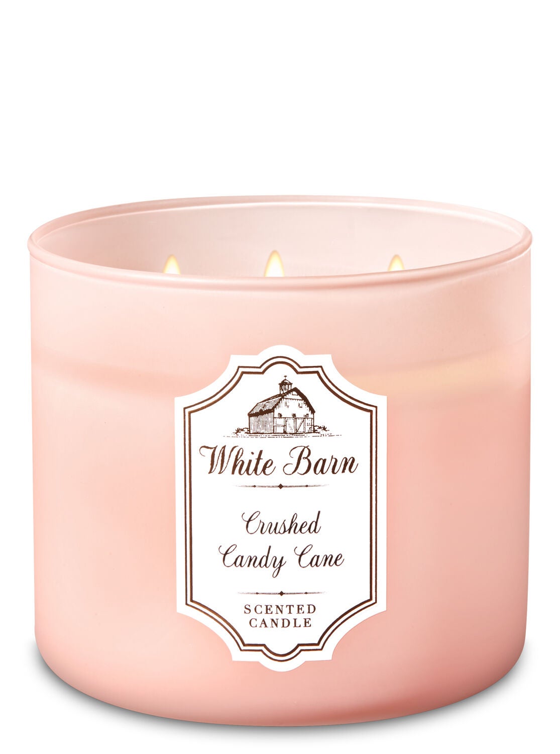 crushed candy cane 3 wick candle bath body works