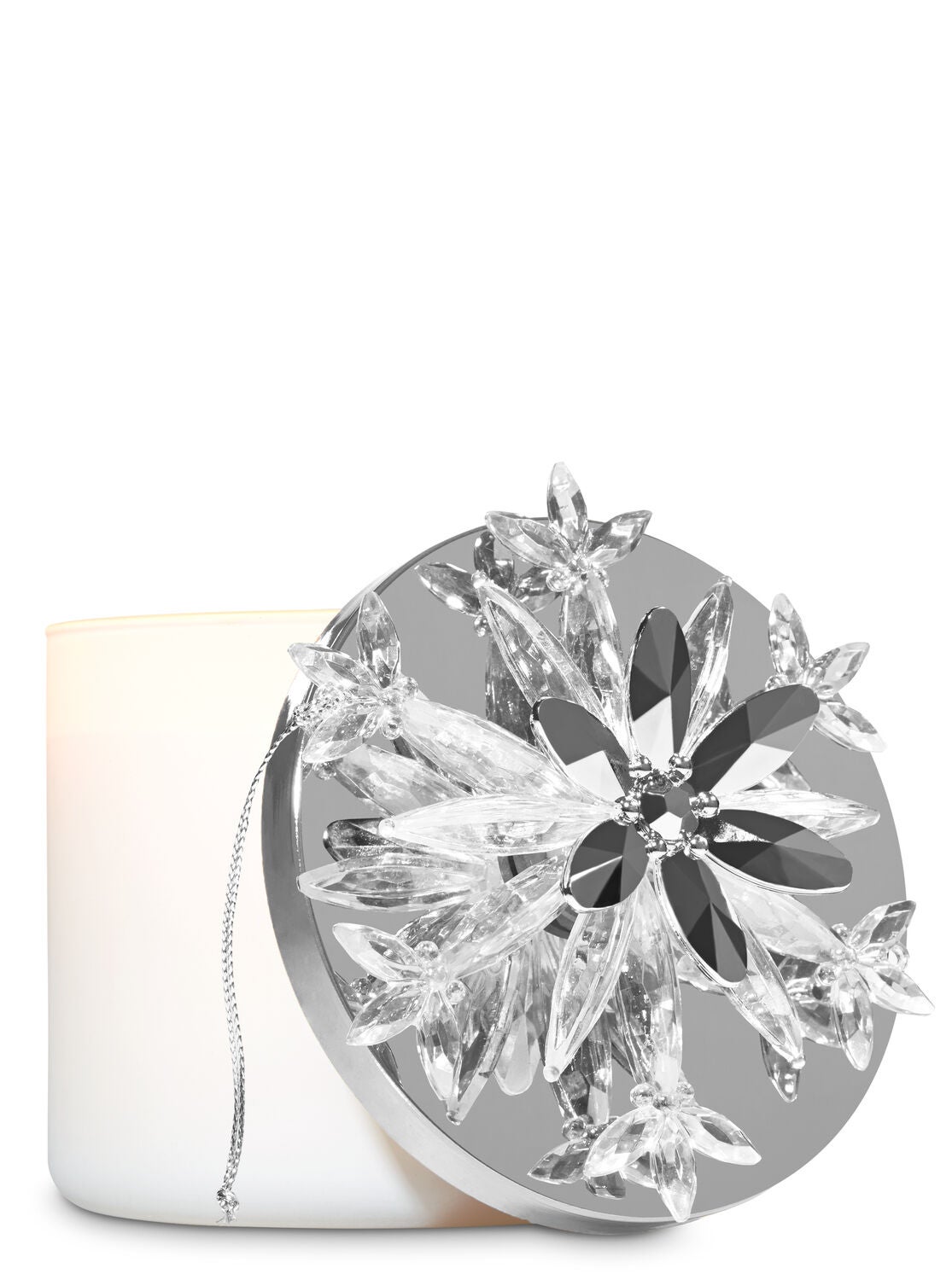 Clear Snowflake 3-Wick Candle Magnet - Bath And Body Works