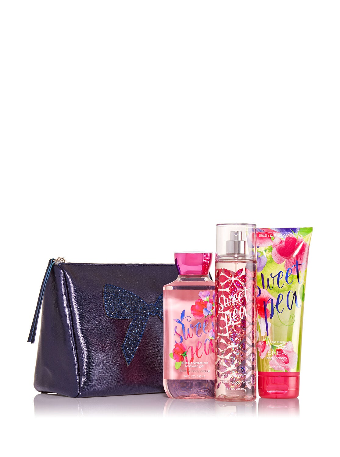 Sweet Pea Shimmer Bow Clutch Gift Set - Bath And Body Works