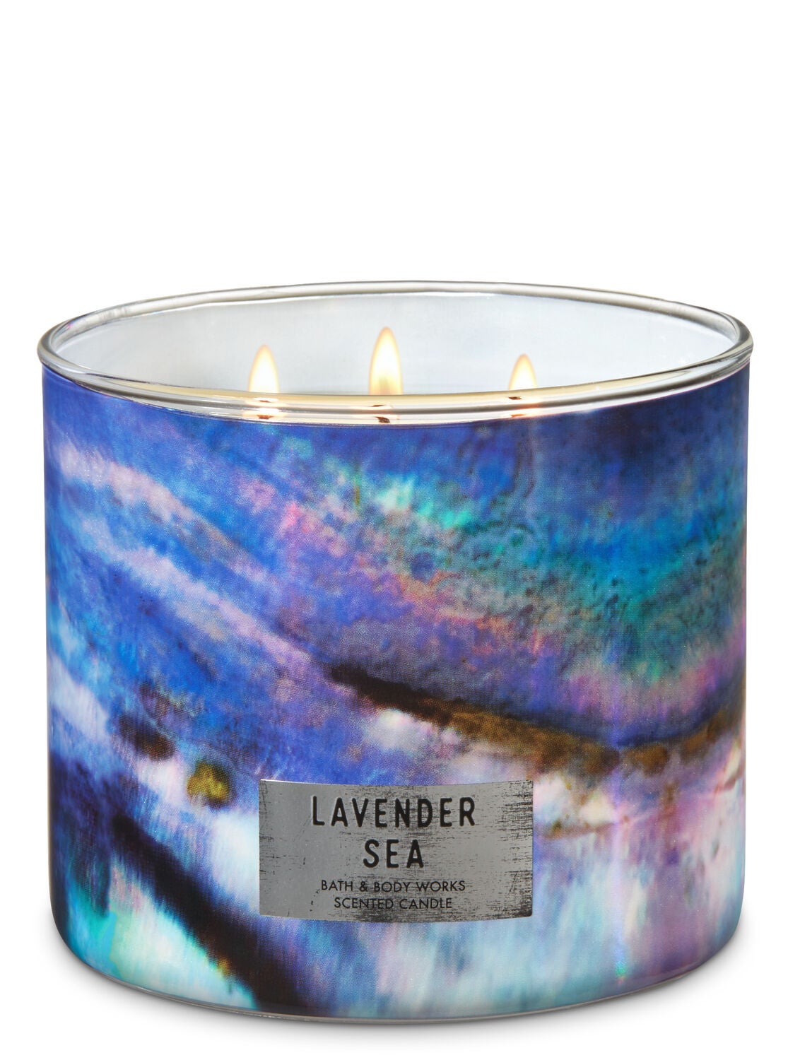 Lavender Sea 3-Wick Candle - Bath And Body Works