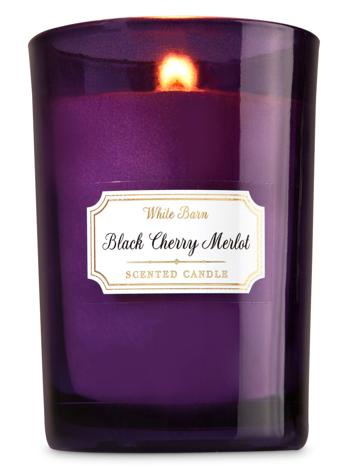Black Cherry Merlot Medium Candle - Bath And Body Works