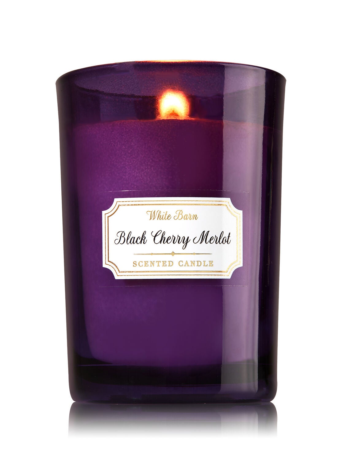 Black Cherry Merlot Medium Candle - Bath And Body Works