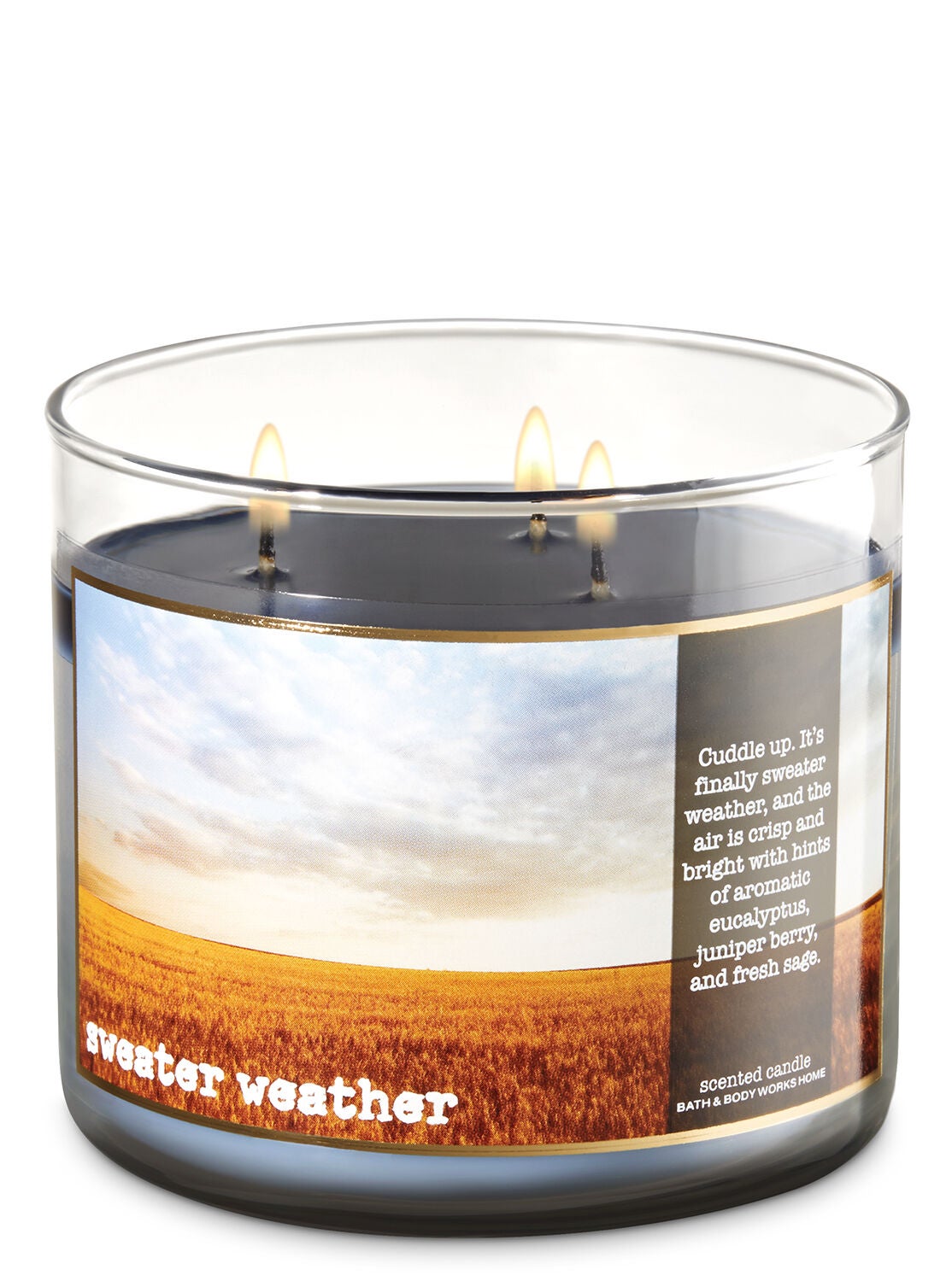 Sweater Weather 3-Wick Candle - Bath And Body Works