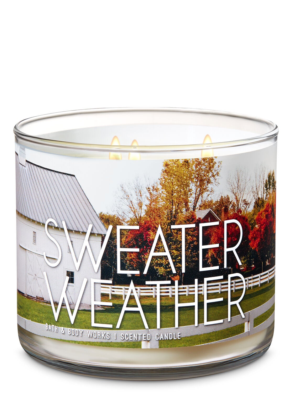 Sweater Weather 3-Wick Candle - Bath And Body Works