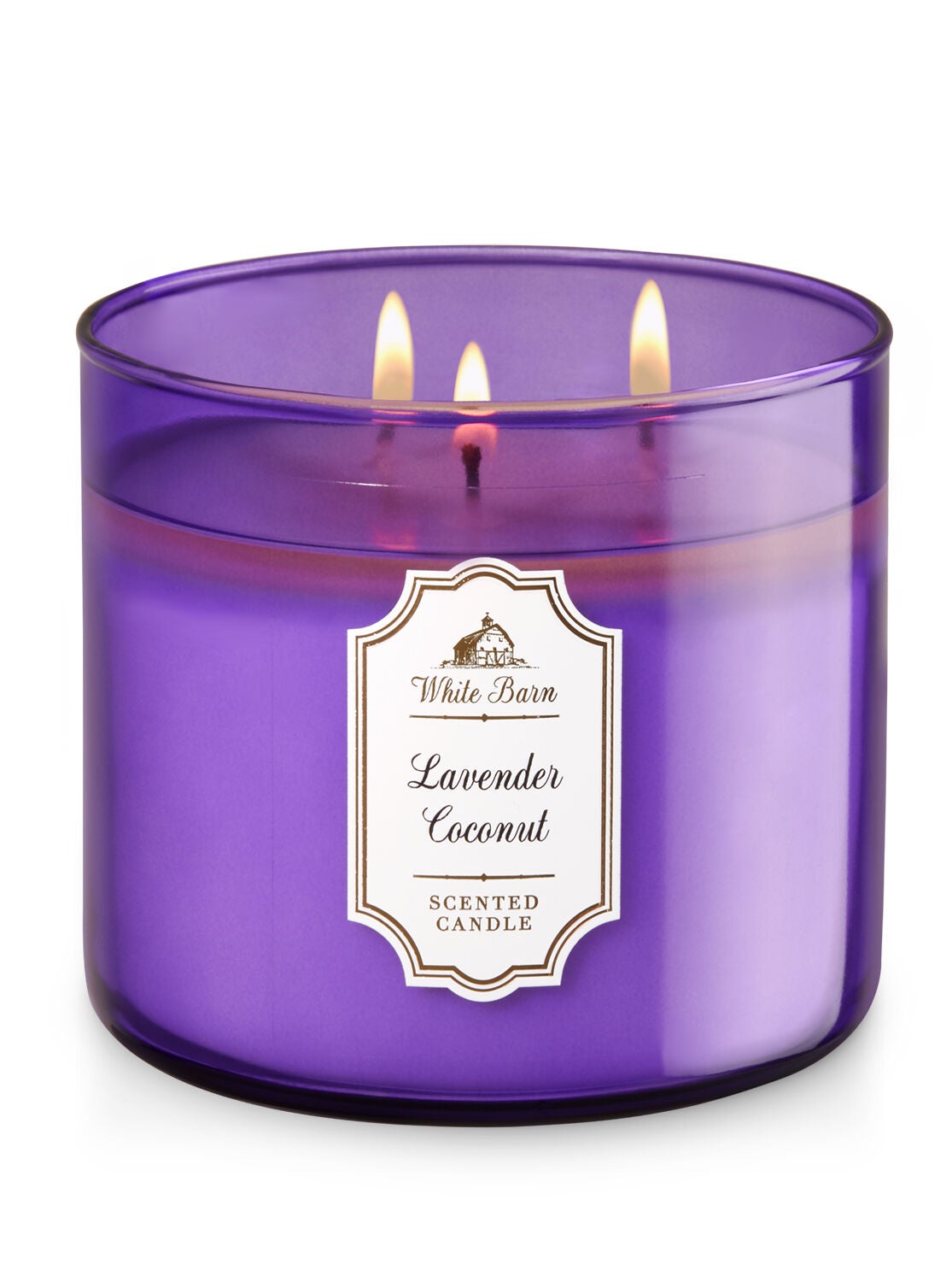 Lavender Coconut 3-Wick Candle - Bath And Body Works