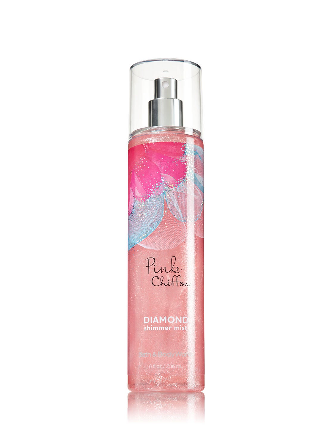 Signature Collection Pink Chiffon Diamond Shimmer Mist - Bath And Body Works