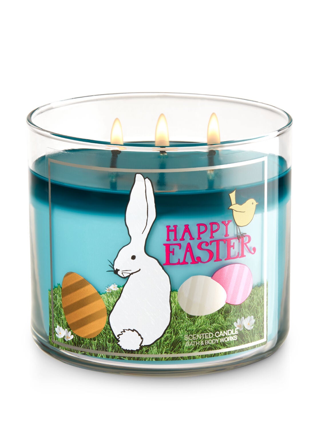 Happy Easter - Sugared Candy Bunny 3-Wick Candle - Bath And Body Works