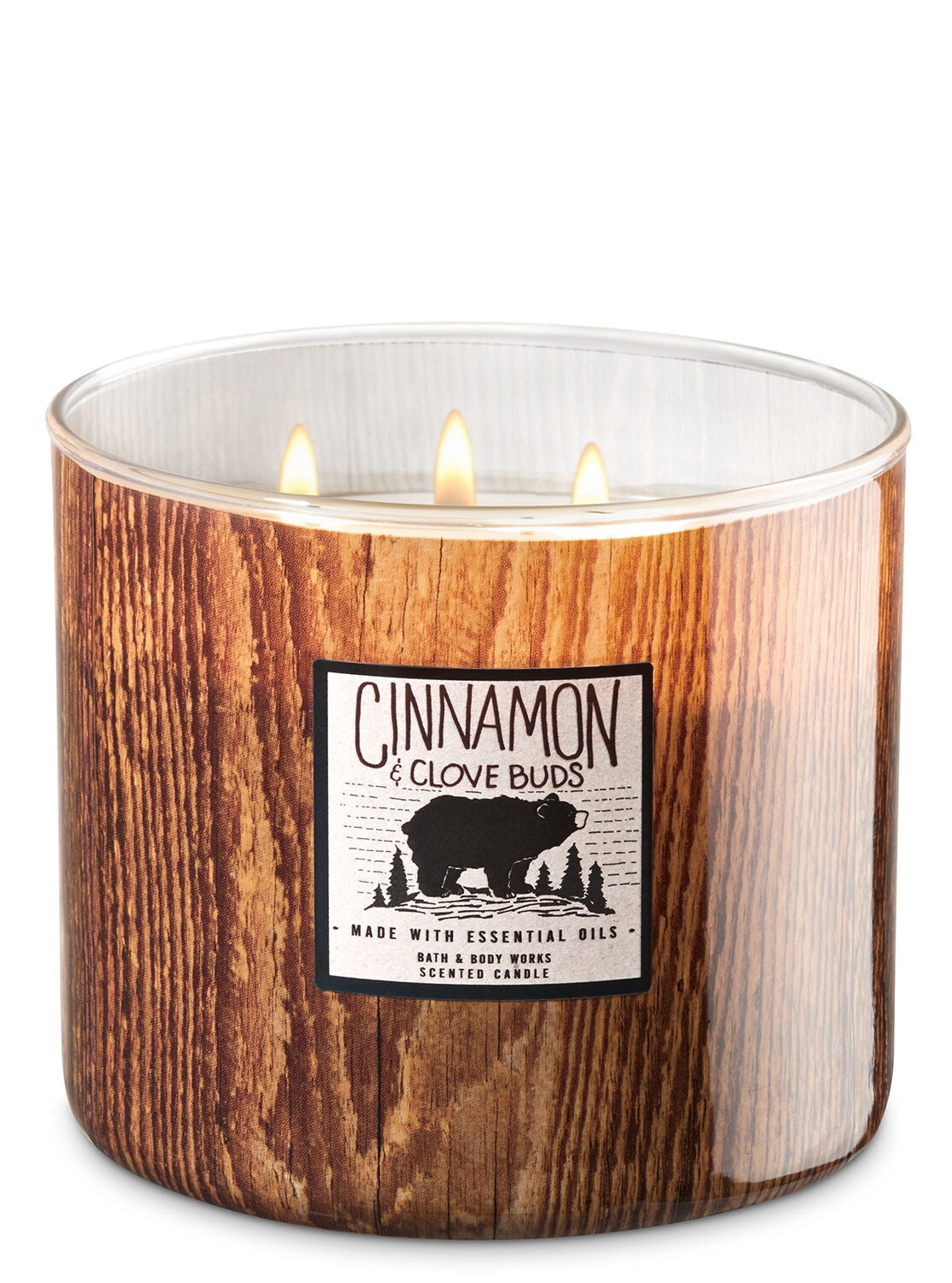 White Barn Cinnamon & Clove Bud 3-Wick Candle - Bath And Body Works