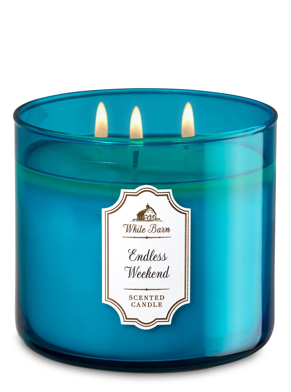 White Barn Endless Weekend 3-Wick Candle - Bath And Body Works