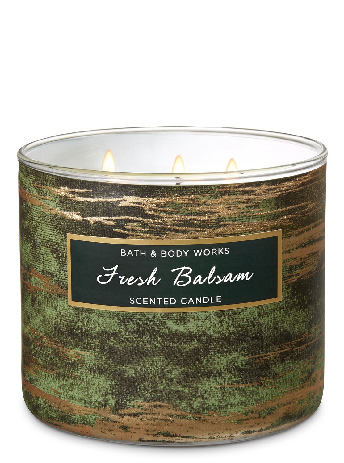 Fresh Balsam 3-Wick Candle - Bath And Body Works